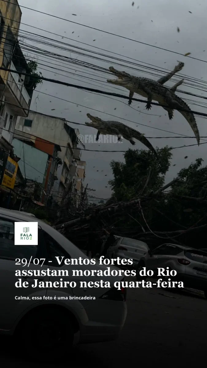 A tarde desta quarta-feira (29) foi marcada por fortes rajadas de vento que surpreenderam moradores da Barra Olímpica e de