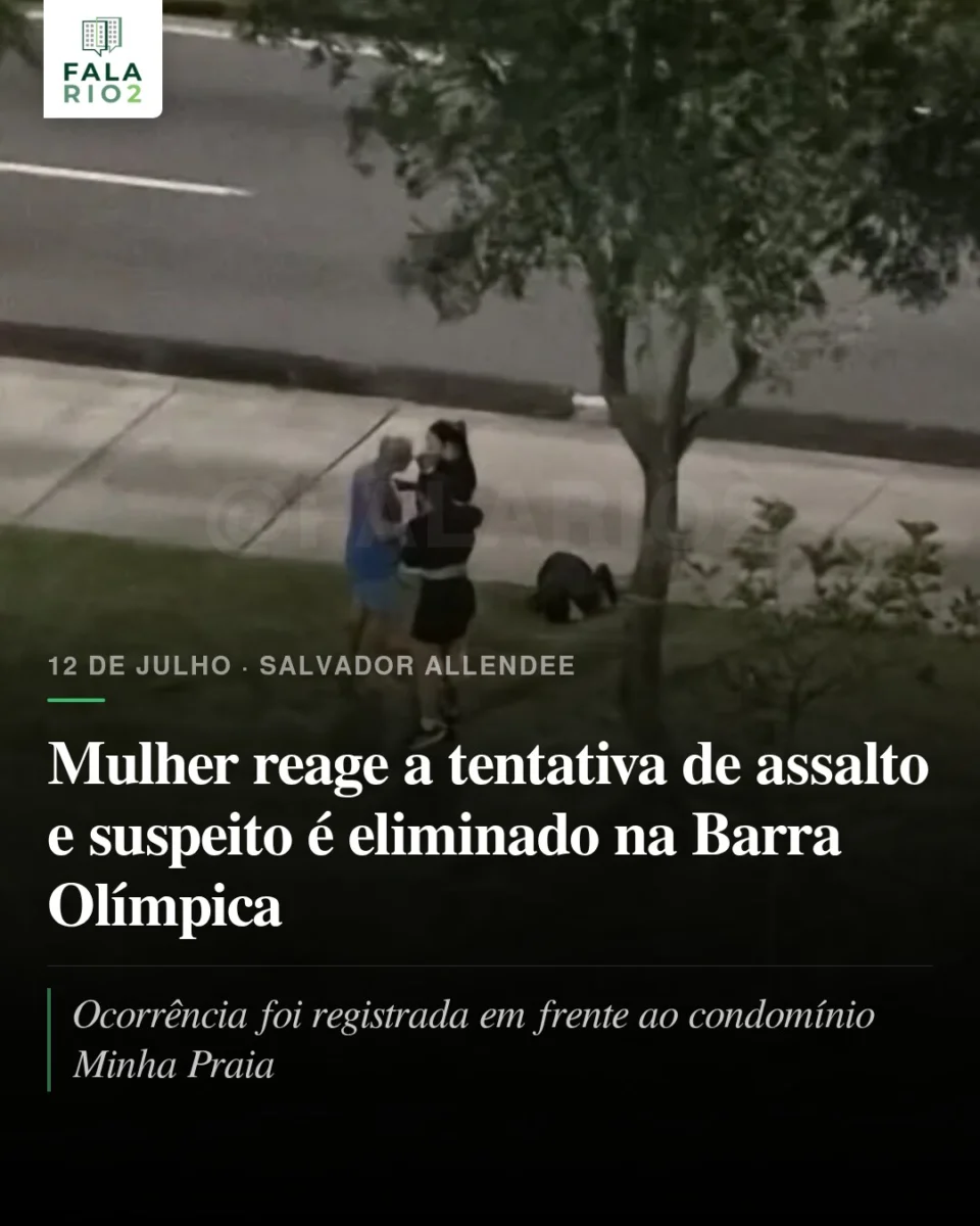 Uma tentativa de assalto foi registrada na noite de domingo, 12 de julho, na Avenida Salvador Allende, em frente ao