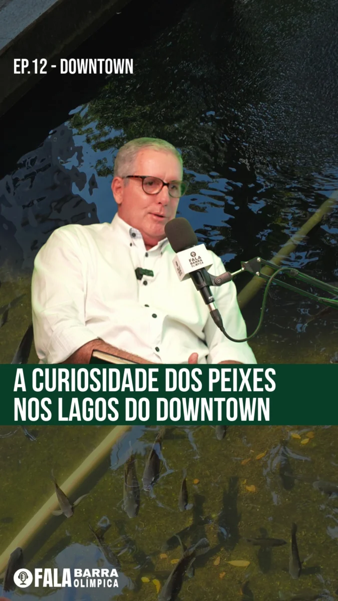 Durante o 12º episódio do podcast Fala Barra Olímpica, Luis Carlos Bulhões Carvalho da Fonseca contou uma curiosidade que