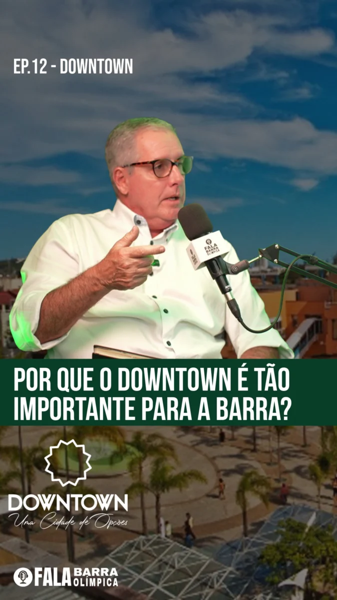 Durante o 12º episódio do podcast Fala Barra Olímpica, Luis Carlos Bulhões Carvalho da Fonseca falou sobre a importância do
