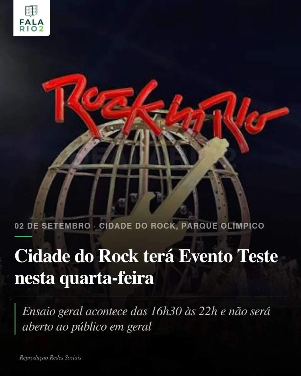 A Cidade do Rock terá movimentação antes mesmo da abertura oficial do Rock in Rio 2026.