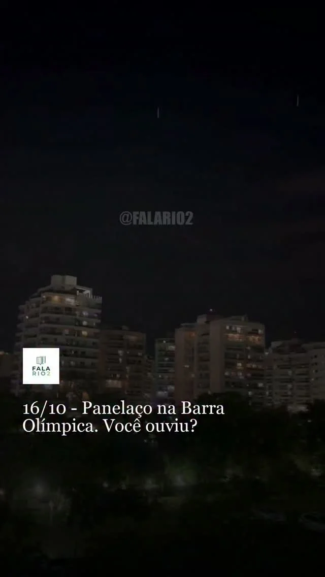 A noite desta sexta-feira, 16 de outubro, foi marcada por manifestações políticas nas varandas e janelas de condomínios da