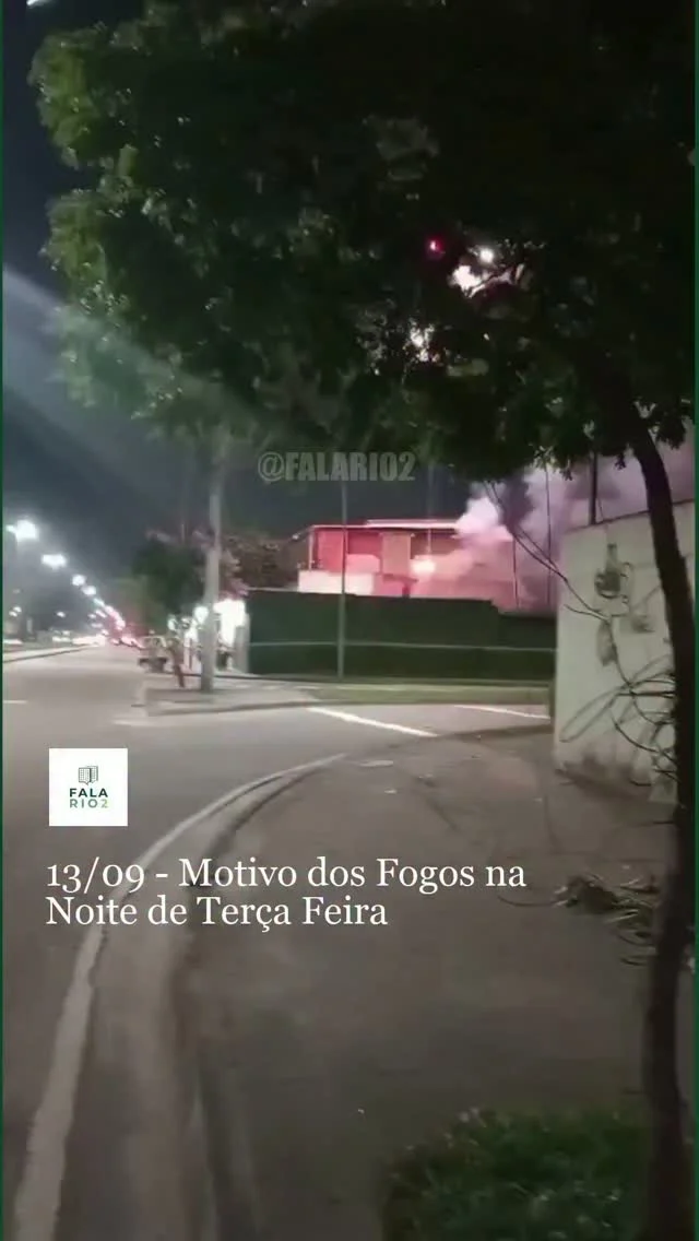 Ouviu fogos de artifício na Barra Olímpica na noite desta terça-feira, 13 de outubro, e ficou sem saber o que estava